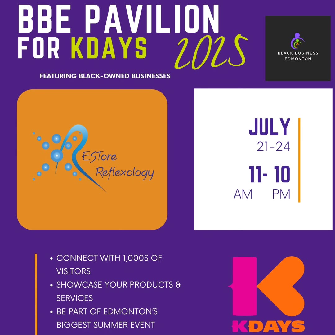 BBE pavilion for KDAYS 202s featuring black-owned businesses in Edmonton